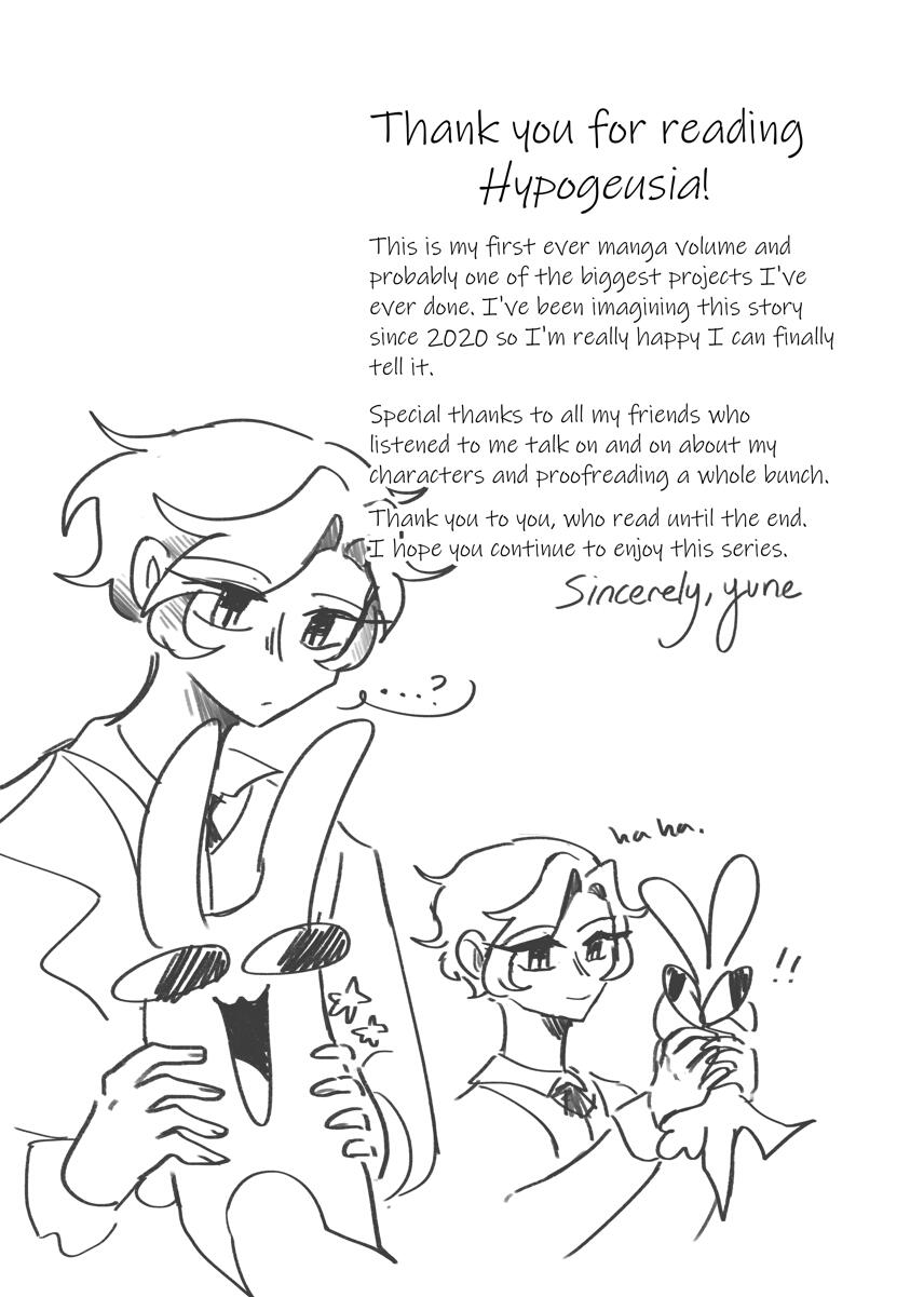 Doodles between chapters so the physical pages would be right.